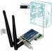 Adaptador WiFi FebSmart PCI-Express N600 2.4 GHz 300 Mbps o 5 GHz 300 Mbps