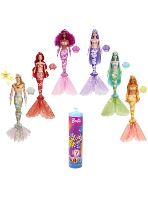 Barbie color reveal, muñeca de sirena