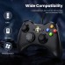 Control Cableado VOYEE para PC Windows 10-8-7 y Xbox 360 con joystick mejorado Negro