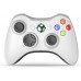 Control inalámbrico VOYEE con Receptor Compatible con Microsoft Xbox 360-Slim Windows 11 10 8 7 Blanco