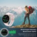 HOAIYO Smartwatch Rosado, pantalla AMOLED de 1.3 pulgadas para fitness y salud con 14 modos deportivos, 3 ATM impermeable