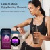 HOAIYO Smartwatch Rosado, pantalla AMOLED de 1.3 pulgadas para fitness y salud con 14 modos deportivos, 3 ATM impermeable