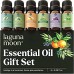 Juego de regalo de aceites esenciales Lagunamoon , 6 mejores aceites de aromaterapia