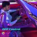 Luces LED Winzwon para el interior del automóvil 4 unidades, tira de 48 luces LED para automóvil, con puerto USB