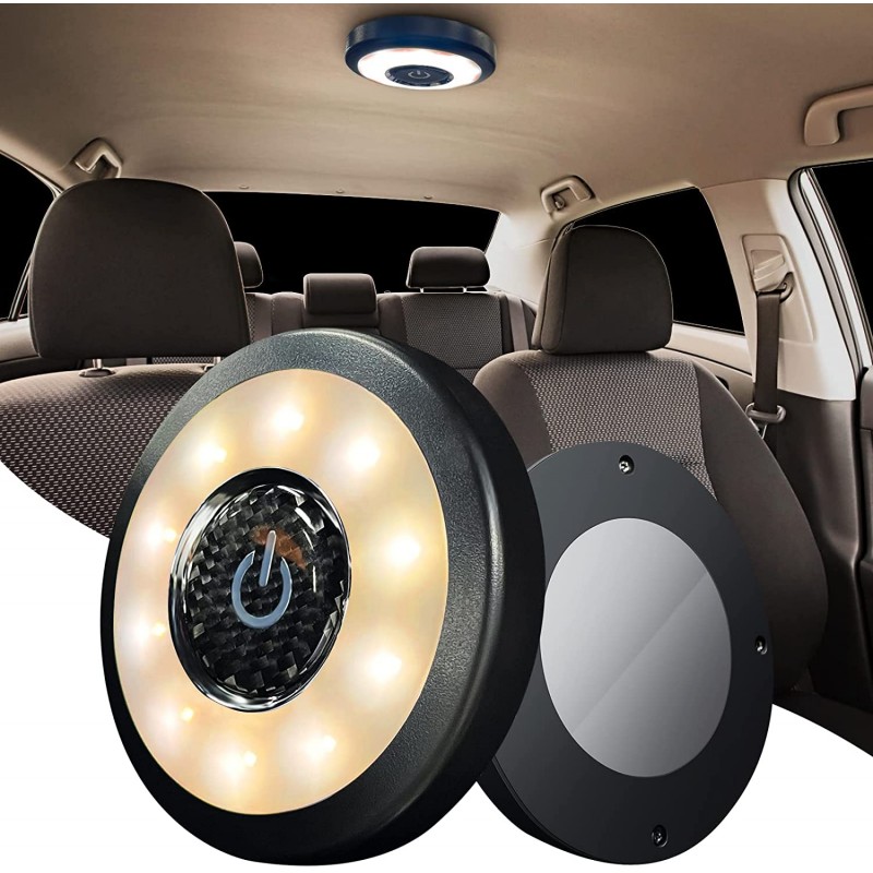 Luz Led interior de coche, luz de lectura inalámbrica, luz de techo de coche,  montaje magnético