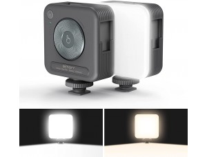 Luz de video LED, luces de cámara portátiles, 96 cuentas LED para iluminación de video fotográfica, recargable 2200 mAh CRI 95  2700 6500 K