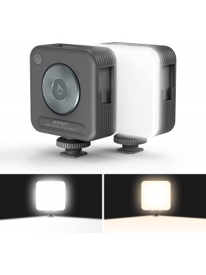Luz de video LED, luces de cámara portátiles, 96 cuentas LED para iluminación de video fotográfica, recargable 2200 mAh CRI 95  2700 6500 K