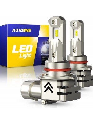 Luz led para Carro AUTOONE 9005 HB3 Faros delanteros LED, luces altas y bajas.