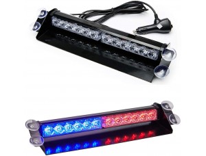 Mini barra lumínica estroboscópica LED de emergencia, alta intensidad, 7 estilos de destello.