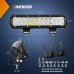 Nilight - Barra de luz LED ZH084, 1 unidad de 12 pulgadas, 72 W, combinación de luces LED para todo terreno.