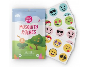Pegatinas de parche repelente de mosquitos para niños,paquete de 60
