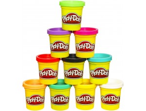 Play-Doh - Compuesto de modelado de colores, no tóxico, varios colores, envase de 2 onzas, a partir de 2 años , Paquete de 10