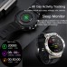 Reloj Inteligente Negro, rastreador de actividad de fitness,  llamada Bluetooth, presión arterial, frecuencia cardíaca, monitor de sueño.