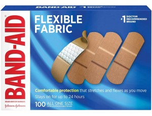 Vendajes adhesivos de tela flexibles estériles, talla única