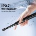XFU Cepillo de dientes sónico para adultos y niños, 3 cabezales de cepillo Dupont, con 5 modos e impermeable IPX7, eléctrico con batería integrado.