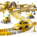 iHaHa 236 pistas de carreras de construcción para niños y niños, 6 piezas de coche de construcción y juego de pista flexible