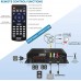 Amplificador de audio inalámbrico Bluetooth para el hogar - Receptor estéreo de potencia de cine en casa de 5 canales, sonido envolvente con HDMI
