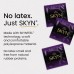 Preservativos ultrafinos y lubricados sin látex