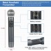 Phenyx Pro - Sistema de micrófono inalámbrico de metal, micrófonos dinámicos inalámbricosDJ, rango de 200 pies