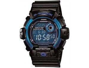 Reloj Casio para hombre, de la gama G-Shock, de color negro y azul, de resina, digital y deportivo G8900A-1CR