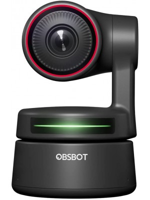 OBSBOT Tiny PTZ Cámara web 4K, encuadre y enfoque automático - conferencia 4K con micrófonos. Seguimiento automático