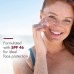 Protector solar facial transparente UV de amplio espectro SPF 46 para pieles sensibles o propensas al acné.