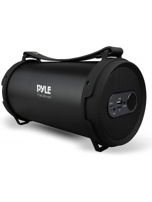Pyle Boombox Parlantes estéreo Bluetooth portable con batería recargable incorporada, entrada AUX, MP3, USB, Micro SD y radio FM.