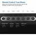 DOSS SoundBox XL altavoces inalámbricos, doble conductor con subwoofer de 12W, sonido HD de 20W, bajo resonante, larga duración de la batería