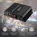 PROZOR Mini amplificador Bluetooth 4.1-CH amplificadores estéreo de alta fidelidad con Bluetooth 5.0, altavoz receptor de graves y control agudos