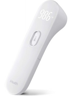 Health Termómetro de frente sin tacto, termómetro infrarrojo digital para adultos y niños, termómetro de bebé sin contacto
