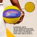 Western Star Pelota de baloncesto de goma tamaño oficial - Entrenamiento de agarre extra - 29.5 pulgadas - Multi Color