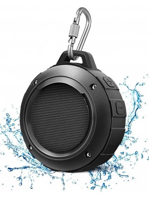 Kunodi - Bocina Bluetooth resistente al agua, para exteriores, minibocina de viaje inalámbrica y portátil para ducha con subwoofer.