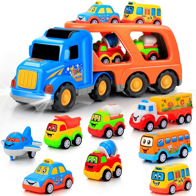 9 juguetes suaves para coche para niños y niñas de 1 año, regalos de  cumpleaños para niños de primer año, juguetes para bebés de 12 a 18 meses :  : Juguetes y Juegos