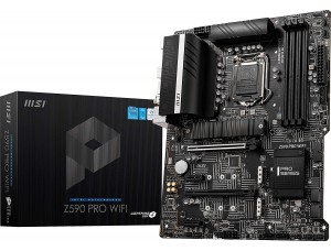 Tarjeta Madre MSI Z590 PRO WiFi ProSeries ATX, 11-10 generación Intel Core, LGA 1200 Socket, DDR4 Remanufacturada