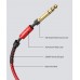 Cable de guitarra de 1-4 pulgadas de 10 pies, cable de instrumento JSAUX de 0.250 in 1-4 TRS a 0.250 in macho a macho