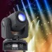 ZKYMZL Luz LED de cabeza móvil Spot 8 colores Gobos Light 25W DMX con Show KTV Disco DJ Party para iluminación de escenario