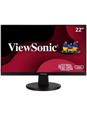ViewSonic VS2247-MH Monitor de 22 pulgadas 1080p con 75Hz, sincronización adaptativa, biseles delgados, HDMI, entradas VGA