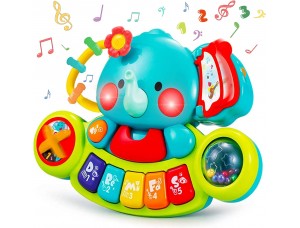 HISTOYE Juguetes para piano de bebé para niños de 1 año de edad, juguetes para bebés de 6 a 12 meses, juguetes de aprendizaje.