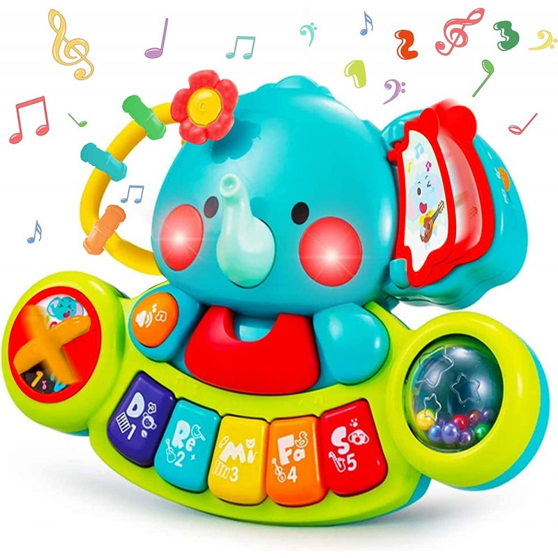 HISTOYE Juguetes para piano de bebé para niños de 1 año de edad, juguetes  para bebés