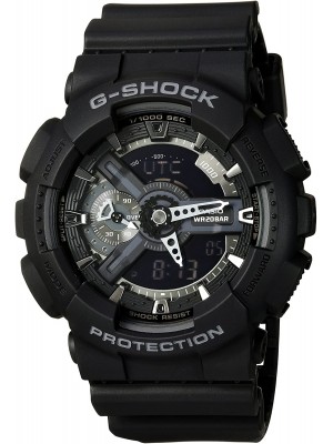 Casio G-Shock reloj de pantalla X-L negro Stealth GA110-1B - Resistente al agua y a los golpes