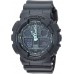 Casio GA-100C-8ACR reloj digital análogo resistente a los golpes G-Shock para hombre, colores gris azul fluorescente