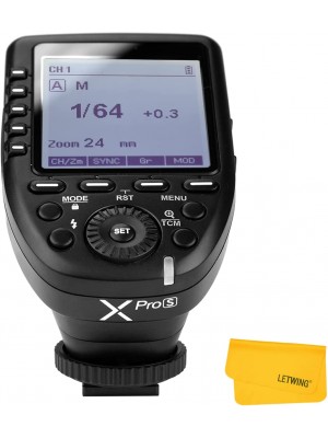 Godox XPro-S XProS TTL - Disparador de flash inalámbrico, 2.4G Wirless X System HSS 1-8000s, 11 funciones personalizables