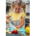 Juego de cuchillos de cocina de nailon de 3 piezas, cuchillos de cocina para niños en 3 tamaños y colores.