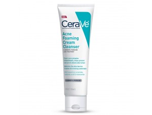 CeraVe Limpiador de crema espumosa para el acné, tratamiento del acné