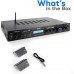 Pyle - Receptor Bluetooth de montaje en rack de 5 canales, amplificador de cine en casa, amplificador de altavoz Bluetooth,200 W