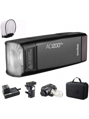 GODOX AD200Pro Godox AD200 PRO Version, 200 W 2.4G Flash Strobe, 1-8000 HSS, 500 flashes de potencia completa.