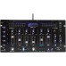 Pyle Mezclador de 6 canales, controlador Bluetooth DJ, mezclador estéreo, iluminación LED, sistema de mezcla digital