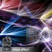 DMX - Luz LED de cabeza móvil de 30 W, iluminación de escenario con 8 GOBO de 15 colores y foco de control activado por sonido para discoteca