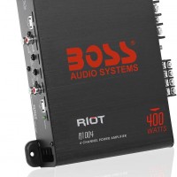 Boss Din - Amplificador Sistema de audio individual, 400 vatios 4 canales, ...