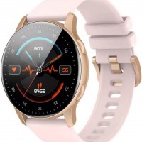 HOAIYO Smartwatch Rosado, pantalla AMOLED de 1.3 pulgadas para fitness y sa...